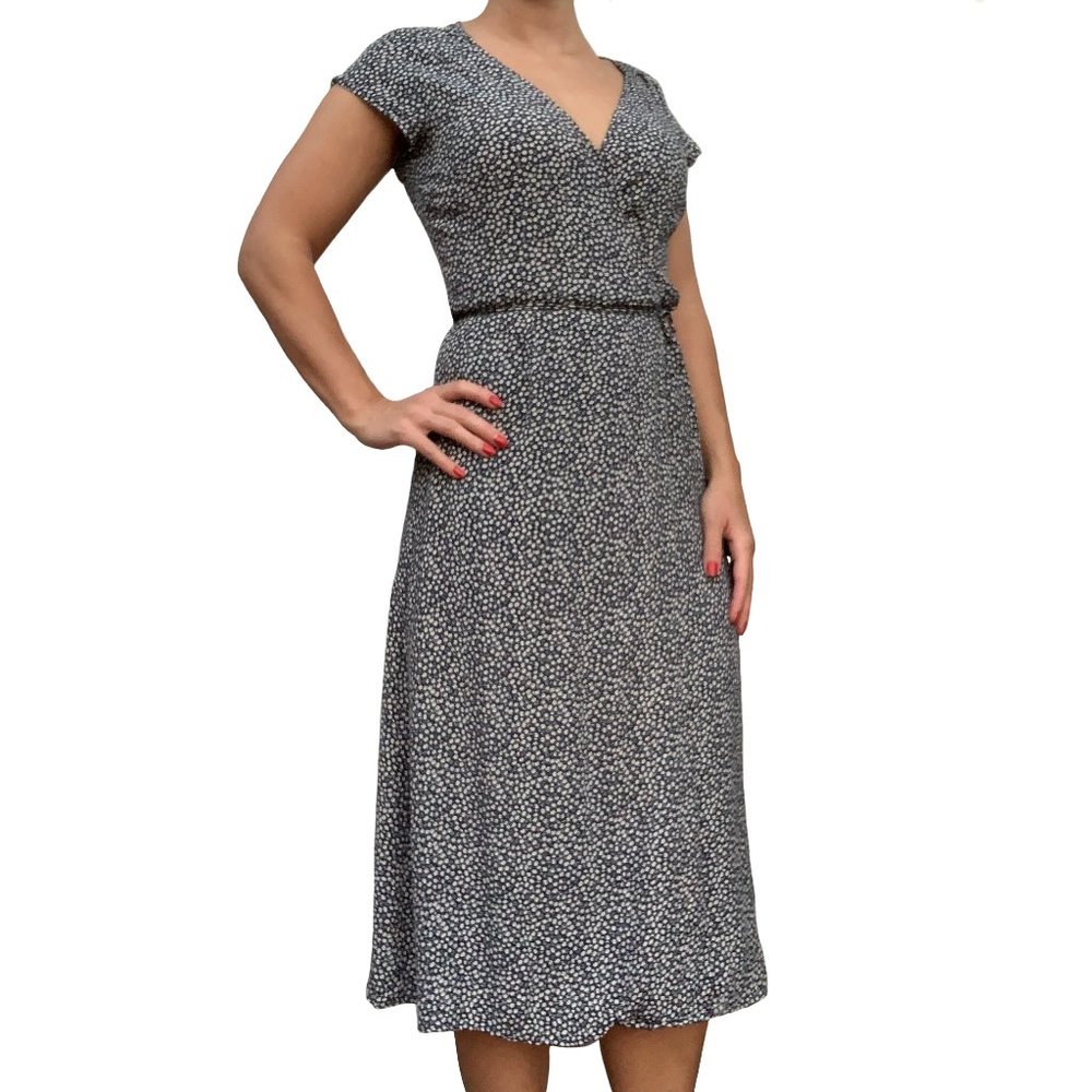 Floral Maxi Wrap Dress